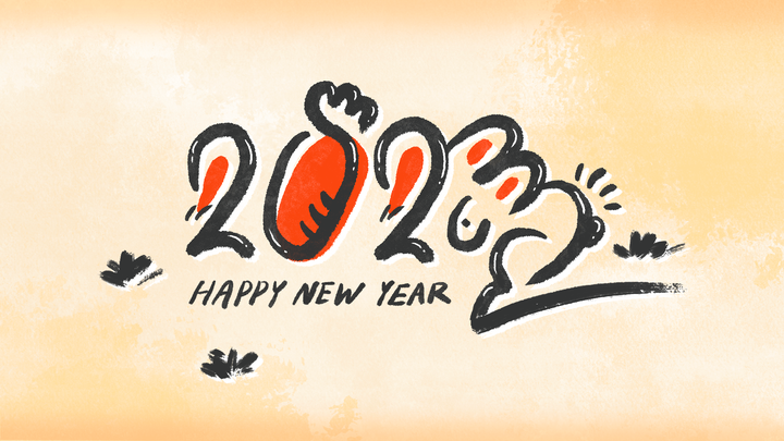 2023 Happy New Year animation
